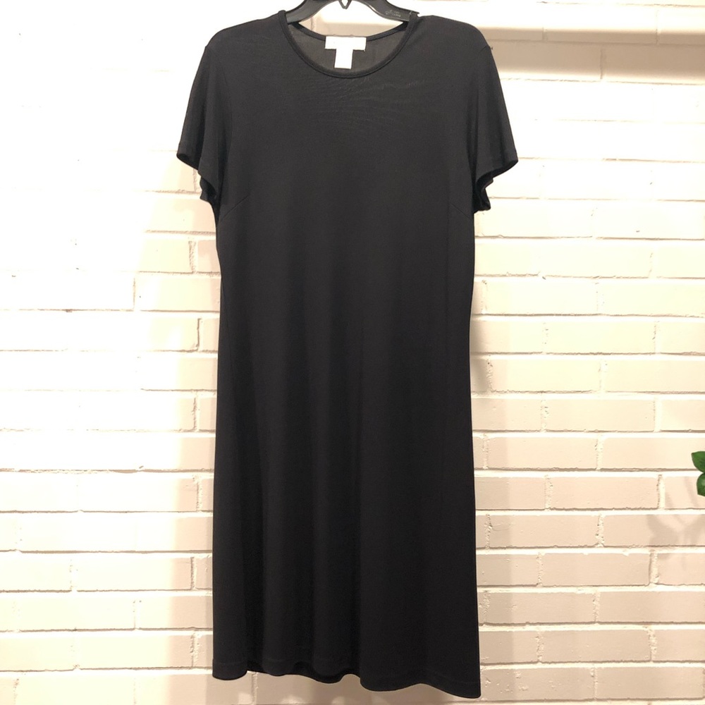 Casual Corner Black S/S Dress, Size Medium